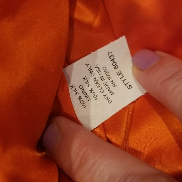 Ginger+Java Silk Strapless Dress, Size S - Picture 15 of 15